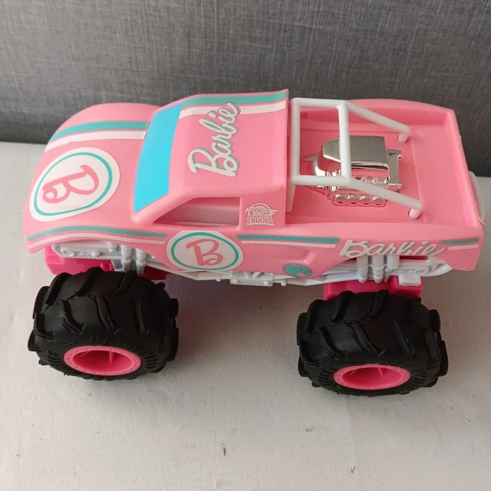 Barbie Hot Wheels Monster Trucks‎ RC Remote Control Vehicle Pink Toy Car WORKS